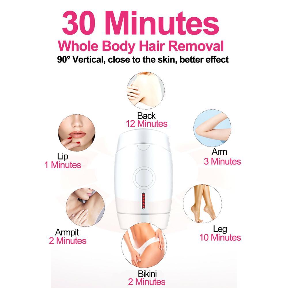 Home Laser Hair Removal Instrument - 800,000 Flash 36W Global System