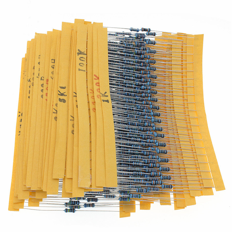 Five Color Ring Resistance 1% Precision Metal Film Resistor Package