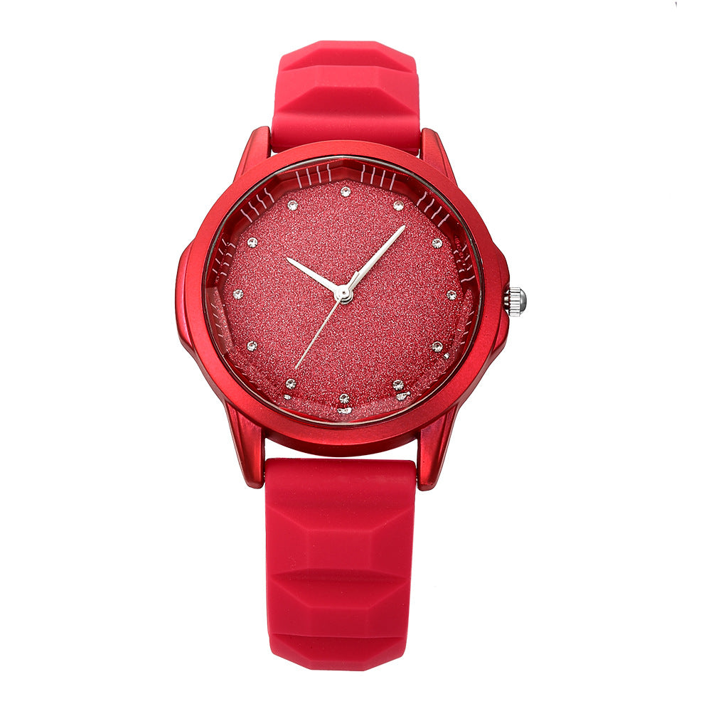 Silikonklockor Student Kvinnor Män Sport Quartz Watch Par Casual Watch