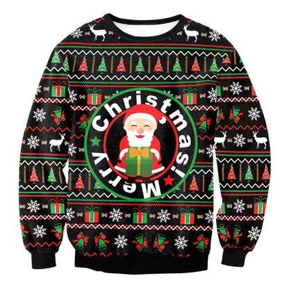 Rådlig jul SWEATER Semester Santa Elf Roliga kvinnor män tröjor toppar hösten vinter kläder till vintern