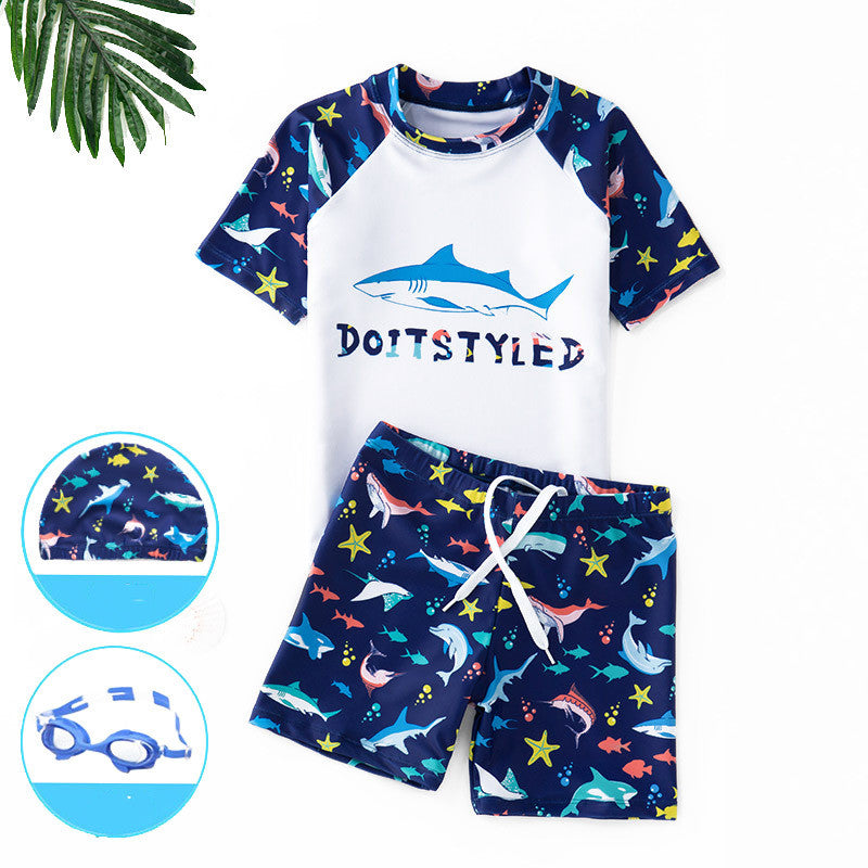 Split swimsuit for children