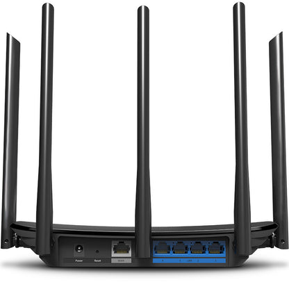 Trådlös router med dubbla Gigabit-bredband med hög hastighet och fiber