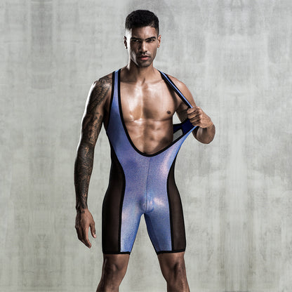 Men's one-piece swimsuit