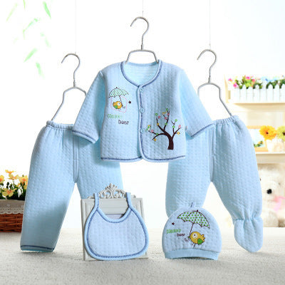 Baby underwear five-piece warm clothes