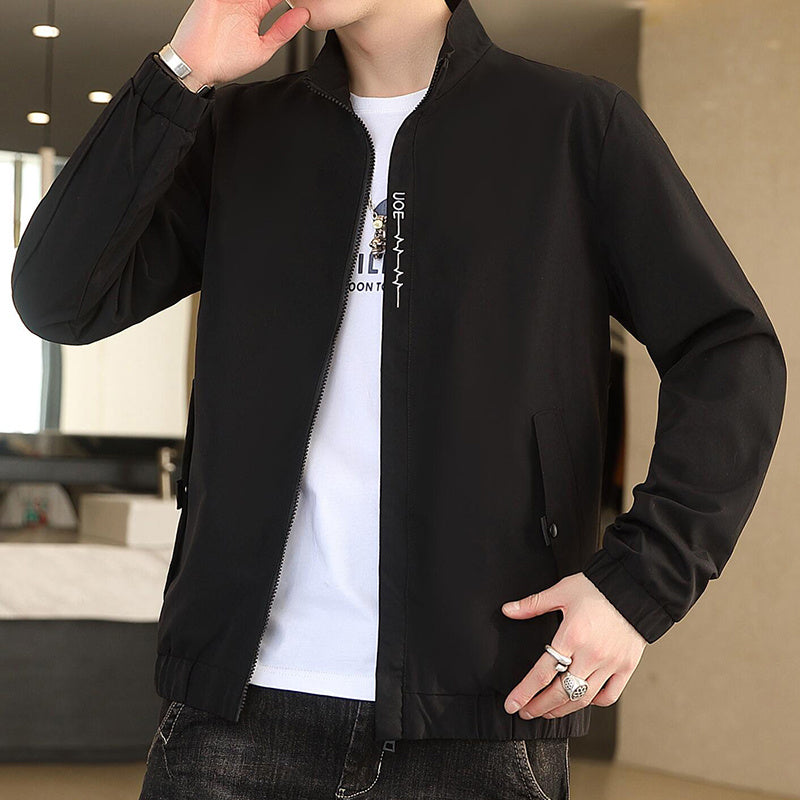 Casual Jacket Men Baseball Uniform Trendy Top Clothes