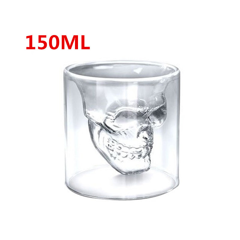 Kreativ kristall skall mugg - glas dubbel - glas skall - glas - glas - skall - skall - glas