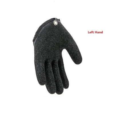 Gants de pêche antidérapants, protègent les mains contre les perforations et les éraflures, pêcheur professionnel, capture de poisson, gants de chasse en Latex, gauche et droite