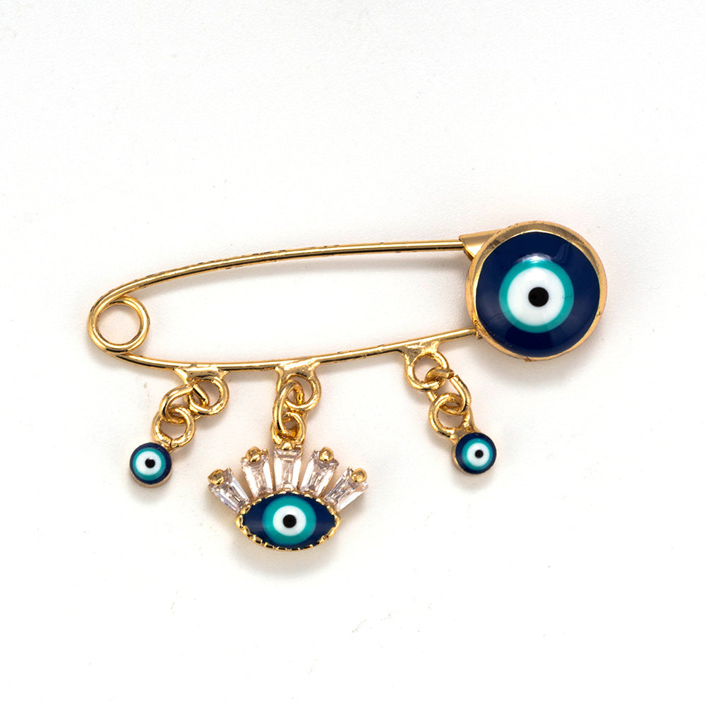 Broche oeil du diable