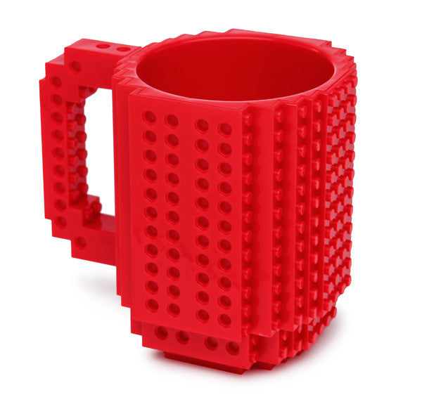 Tasse de puzzle de bloc de bricolage