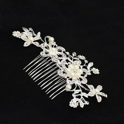 Europe et la perle diamant peigne cheveux peigne cheveux mariée mariée accessoires de mariage fabricants vendant alliage