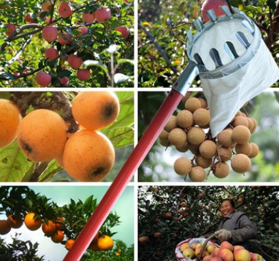 Metal fruit picker Agricultural garden hardware tools Fruit picker / picking fruit tools