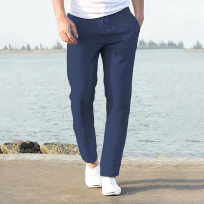 Men's Linen Summer Casual Fashion Pants