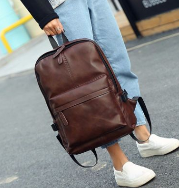 Sac à bandoulière en PU pour hommes, sac à bandoulière pour étudiant, sac d'ordinateur pour hommes, tendance