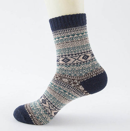 Winter Thick Warm Stripe Wool Socks