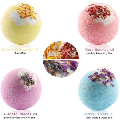 Fragrant Bath Gift Box Bath Agent Bubble Egg