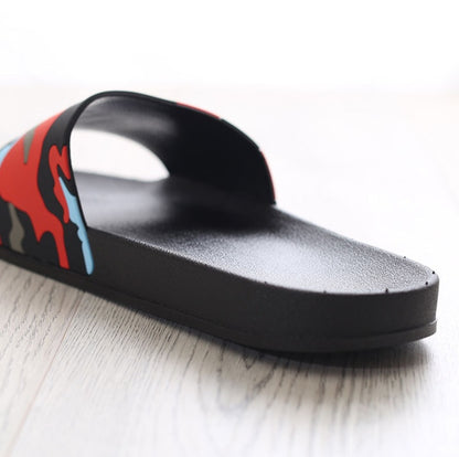 Indoor Slippers Extra Large Men's Home Bathroom Slippers Sandals and Slips Extra Large Bathing Shoes Summer