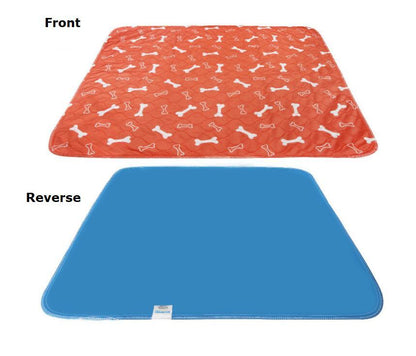 Pet Dog Pee Pads Three-layer Waterproof PVC cute Reuseable Water Absorption Pet Dog Training Urine Pad Diapers Washable Pee Mat