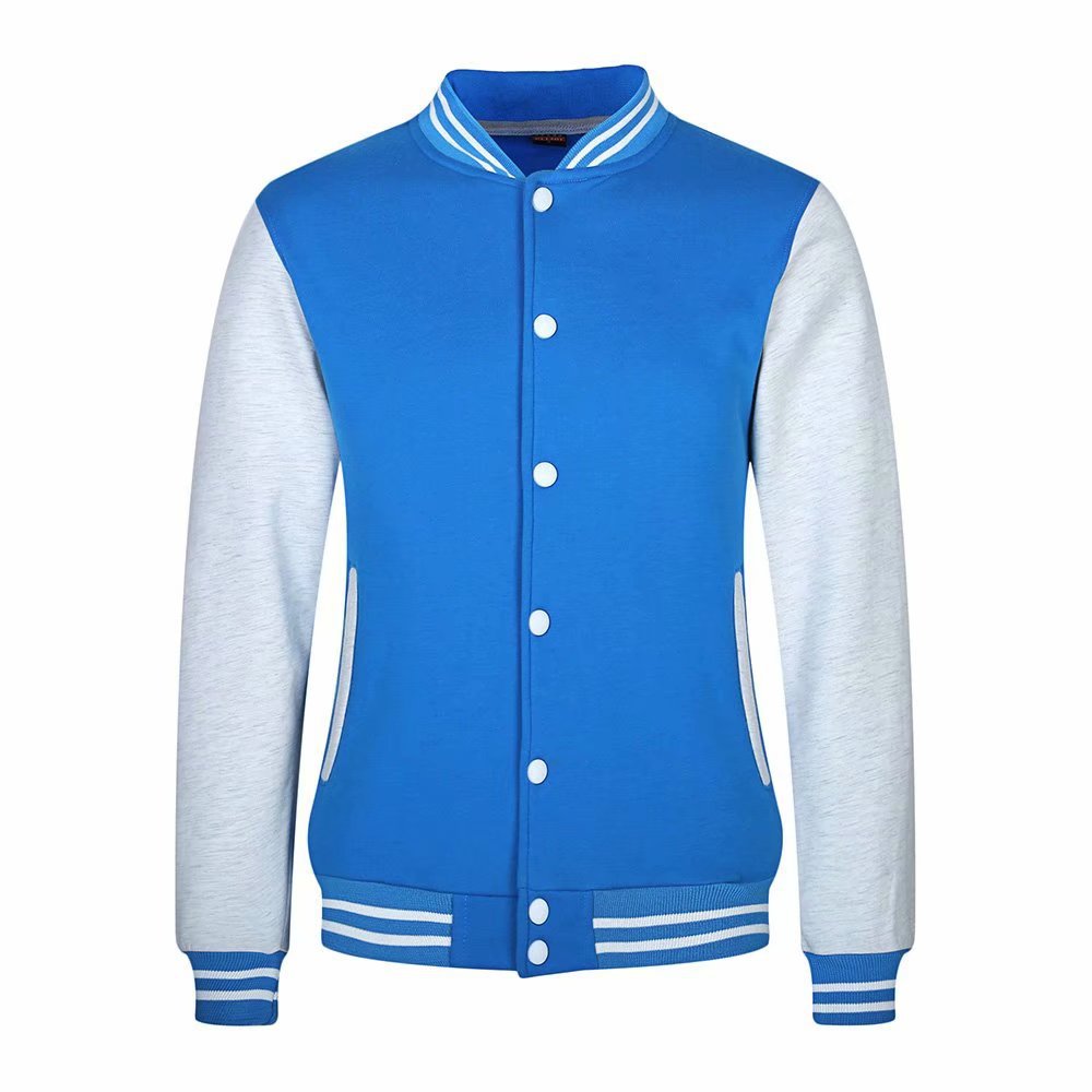 Button padded baseball uniform men and women cardigan sports jacket