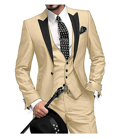 Costume trois pièces pour hommes, costume de marié, meilleur homme, costume de mariage pour hommes