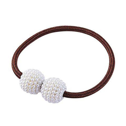 Magnetisk Gardin Tiebacks Pearl Beads