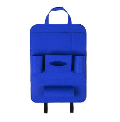 Organisateur de siège arrière de voiture, support de style de voiture, siège multi-poches, rangement en feutre de laine, sac multifonction d'accessoires de véhicule