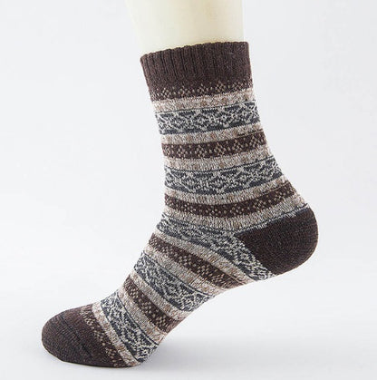 Winter Thick Warm Stripe Wool Socks