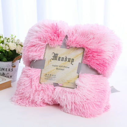 Plush Blanket Double-layer Blanket Multifunctional