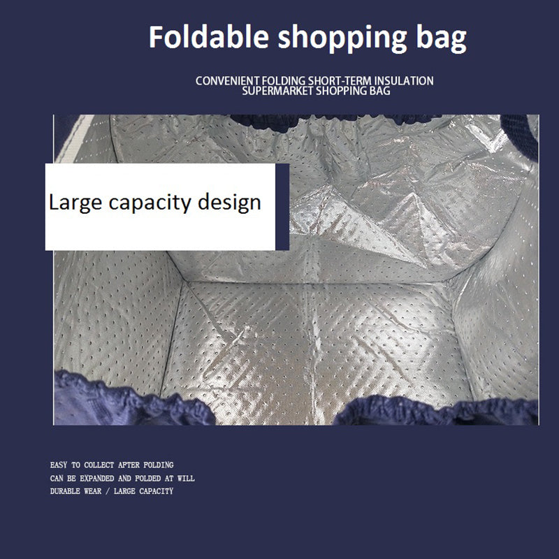 Supermarket trolley insulated shopping bag