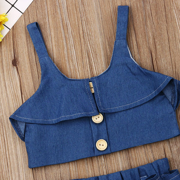Jupe à bretelles pour filles, vêtements pour enfants