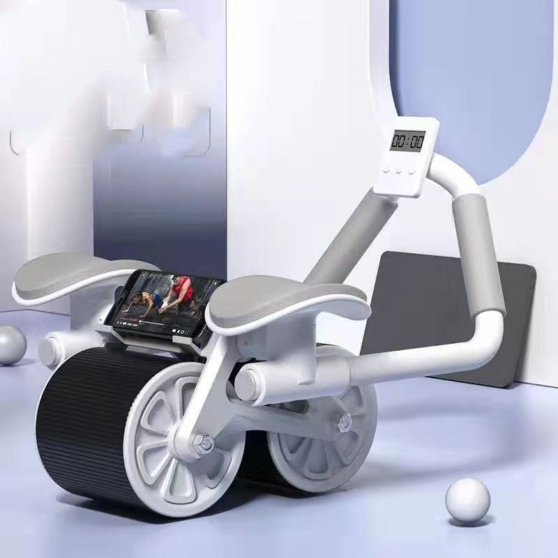 Abdominal Wheel Automatic Rebound AB Roller - Professional Abdominal Wheel Elbow Support for Men and Women - Premium Belly Slimming and Fitness Equipment