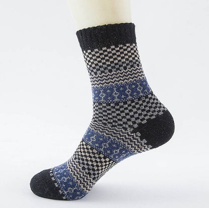 Winter Thick Warm Stripe Wool Socks