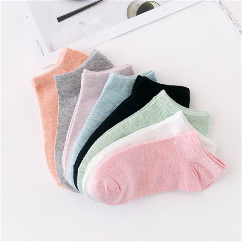 Chaussettes courtes Chaussettes bateau Chaussettes femme Chaussettes blanches Chaussettes étudiantes