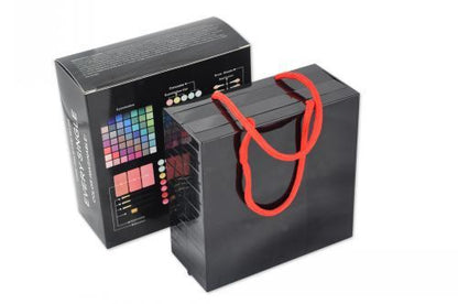 A Foreign Trade På uppdrag av Explosion Deluxe 177 Color Eye Shadow Bronzing Plate Combination Makeup Set Vit Valfritt