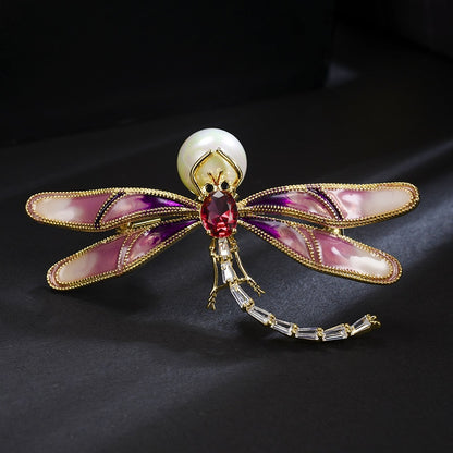 Dripping Dragonfly Brooch