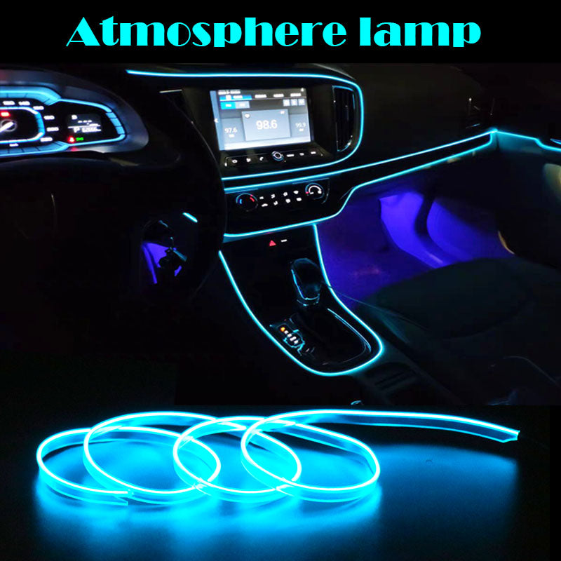 Bande lumineuse Led pour voiture, néon, décoration de fête, lampe de danse, vélo, étanche, USB, 12V