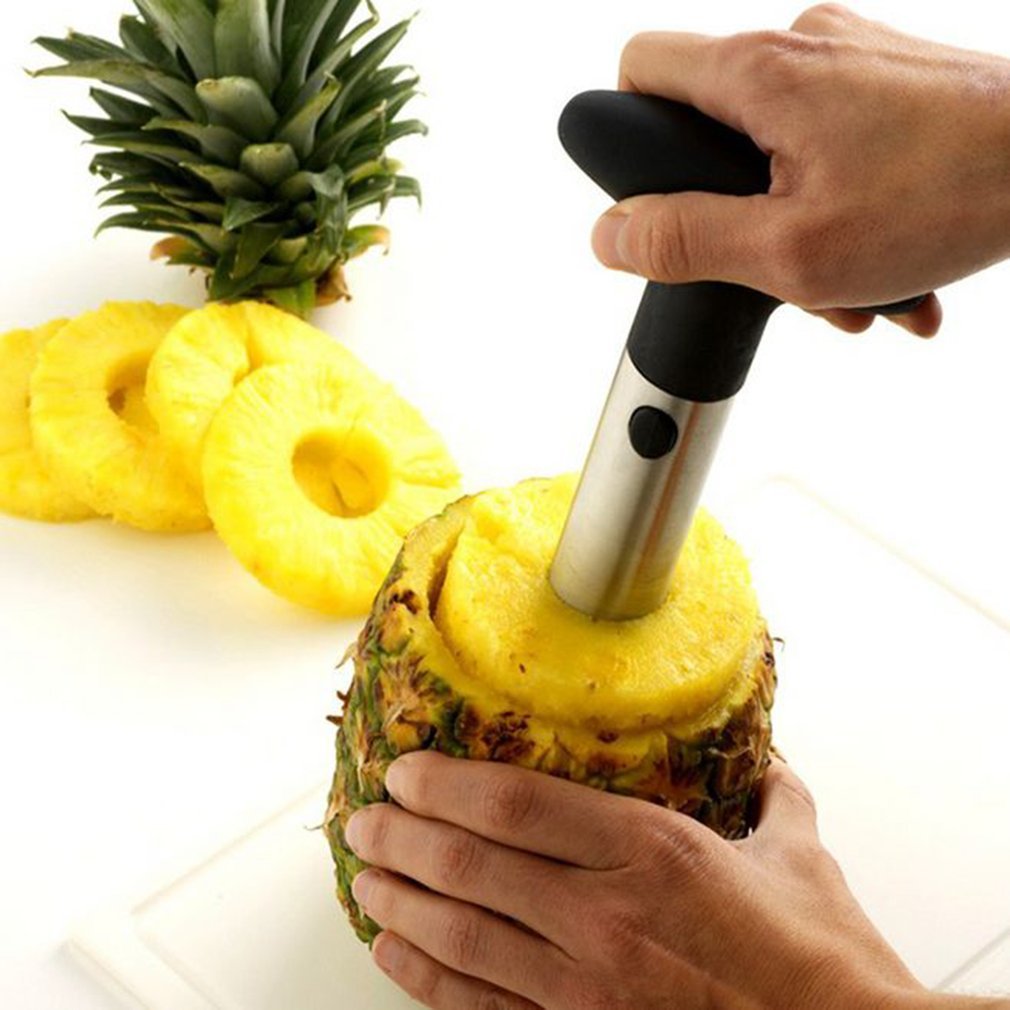 Ananas Peeler Rostfritt stål Ananas massaskiljare rostfritt stål ananas corer ananass Kärnfruktverktyg