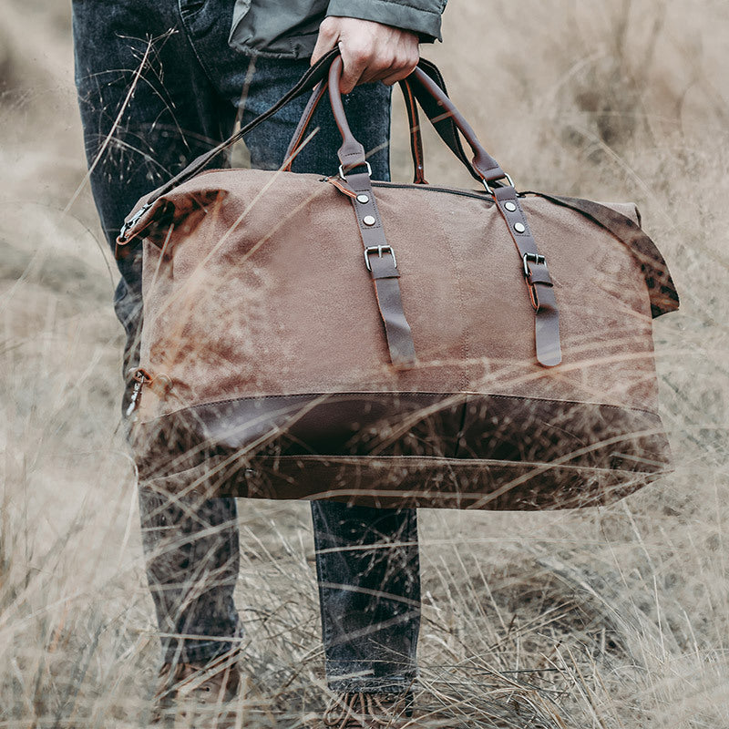 Sac de voyage en toile, sac de sport pour hommes, sac de bagages d'extérieur