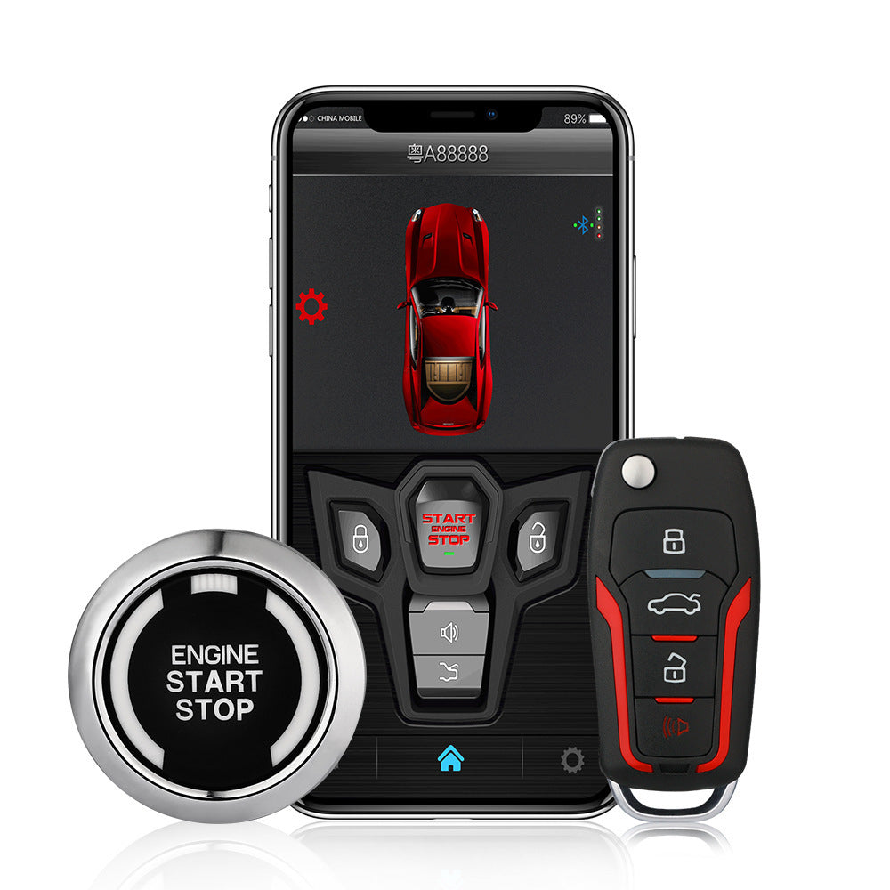 Mobile Phone Control Car One-way Remote Control One Button To Start The Car Alarm