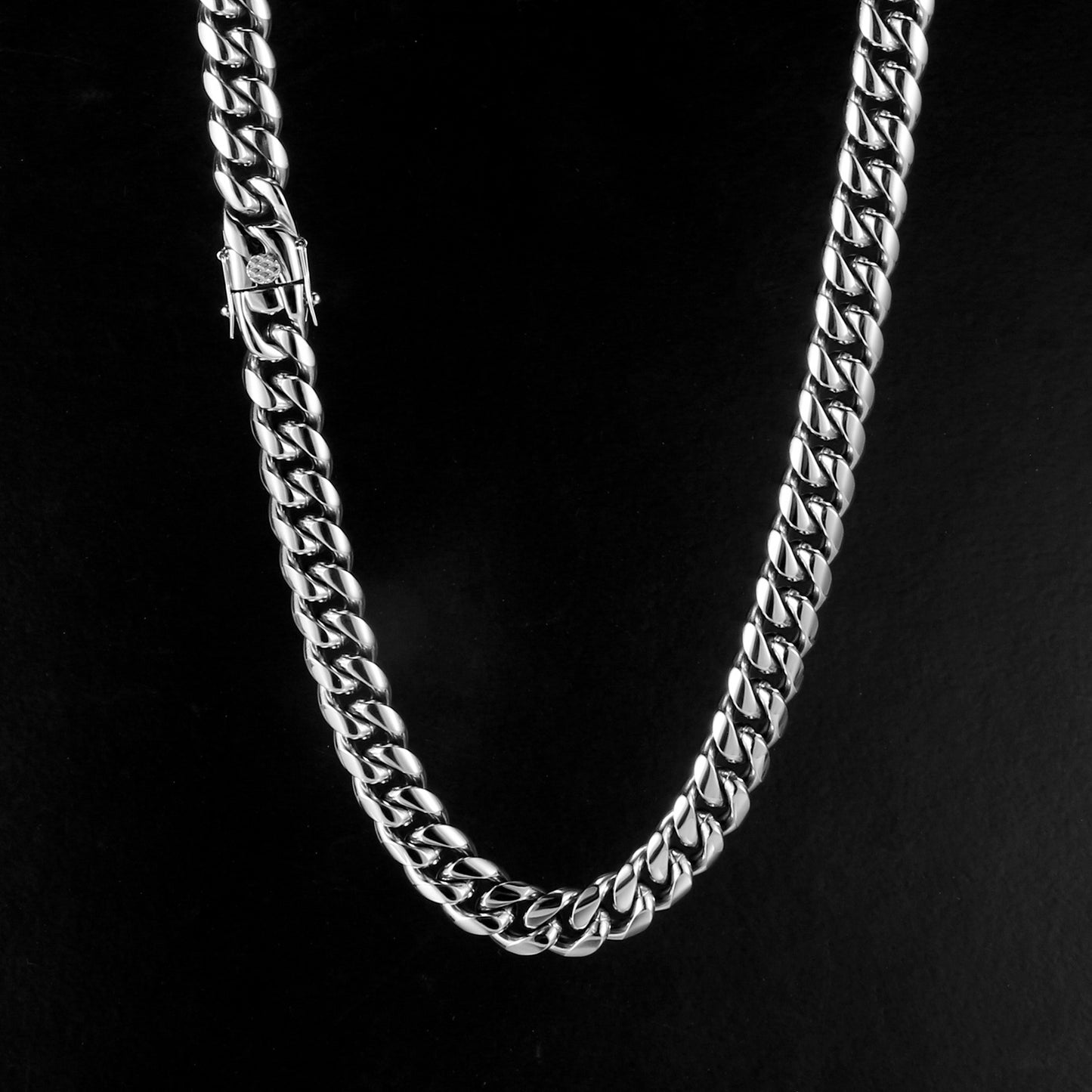 Stainless Steel Cuban Chain Personality Necklace For Men