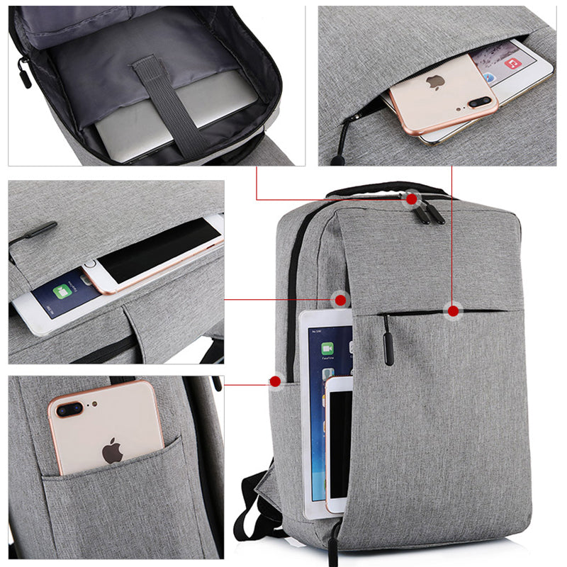 Nouveau ordinateur portable Usb sac à dos sac d'école sac à dos Anti-vol hommes sac à dos voyage sacs à dos mâle loisirs sac à dos Mochila femmes Gril