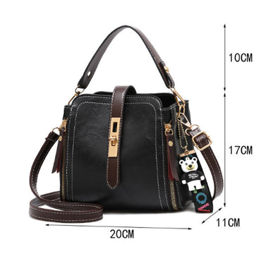 Fashion PU Leather Handbags Small Flap Crossbody Shoulder Messenger Bags Women Vintage Purse  Bags