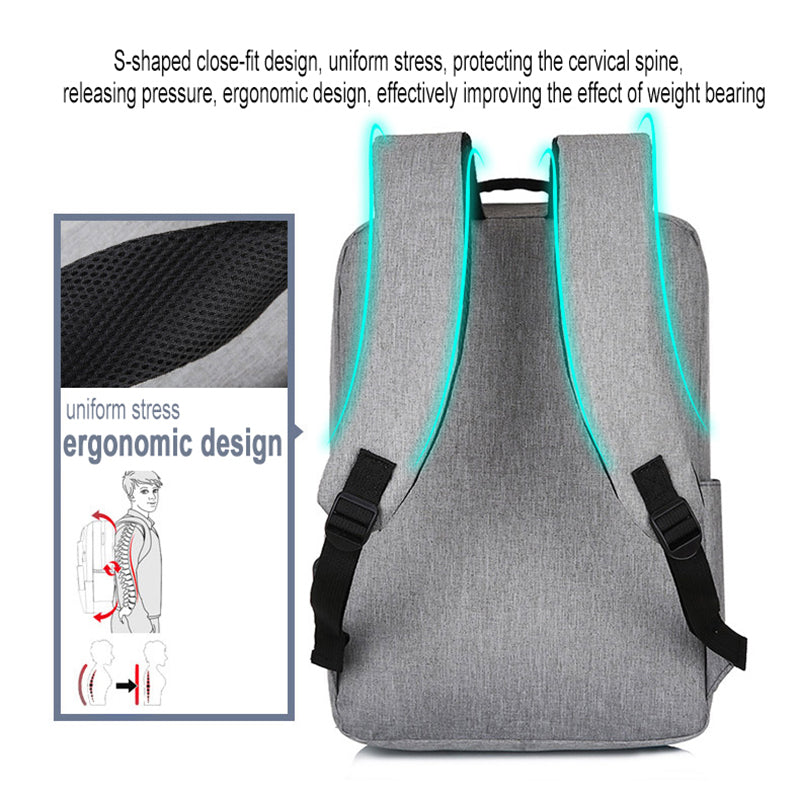 Nouveau ordinateur portable Usb sac à dos sac d'école sac à dos Anti-vol hommes sac à dos voyage sacs à dos mâle loisirs sac à dos Mochila femmes Gril