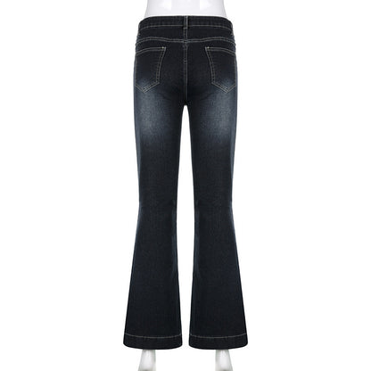 Temperament Street Hot Girl Mopping Pants Trousers