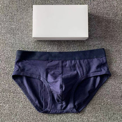 Men's Cotton Boxer Briefs Plus-Size Breathable Underwear For Sports
