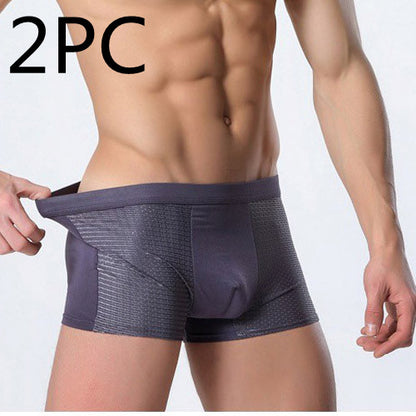 Ice silk men's underwear mesh boxer