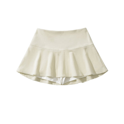 Professional Simple Ruffled All-Match Tutu - Cotton Hip Skirt (3 Colors, S-L, European American Street Fashion)