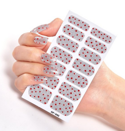 Nail Stickers, Nail Polish Glue, Full Nail Stickers