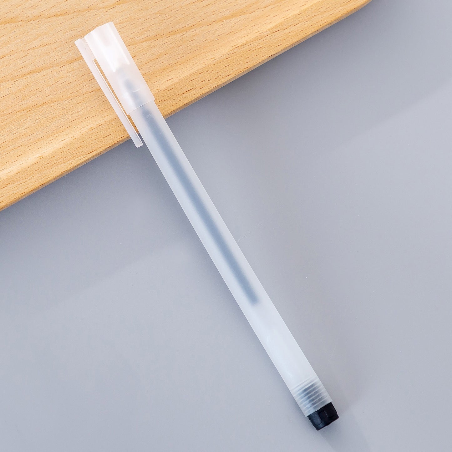 Minimalist Brushed Syringe Office Signature Pen