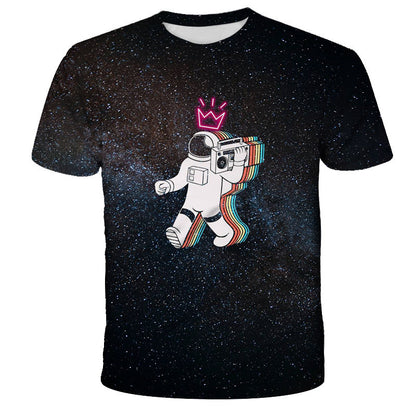 Astronaut T-shirt med digitaltryck