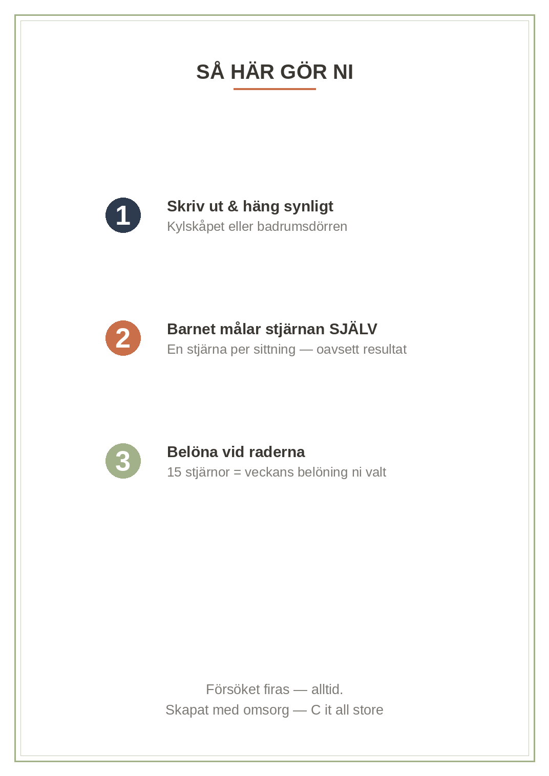 Pottränings-stjärnkarta — 2 veckor, belöningar & diplom (printbar PDF)